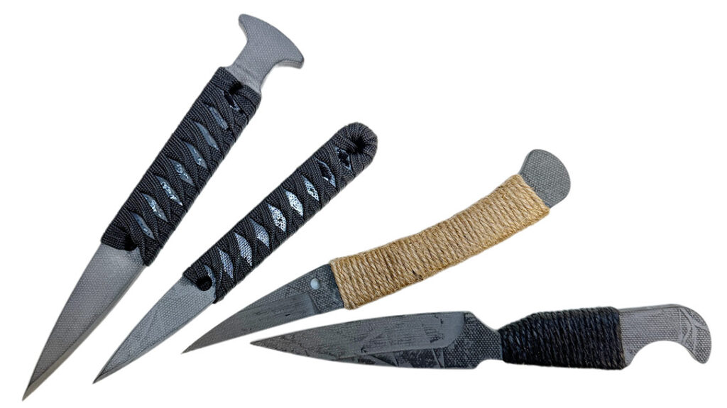 Best Knives: Black Triangle G10 Knives.