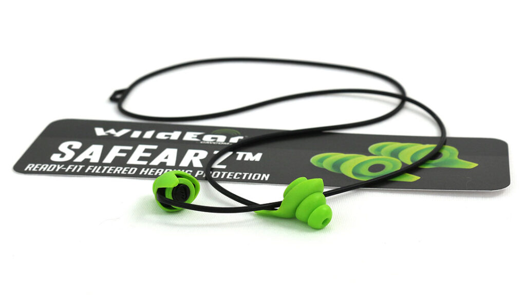 SafEarz Filtered Ear Plugs.