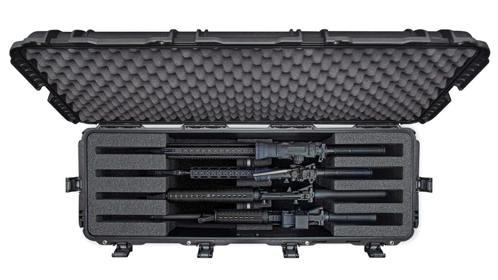 Gun Safes: Nanuk 988 4-Up Rifle Case.