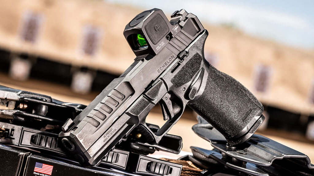 The author used the Springfield Echelon during the Gunsite 350 Pistol with Optics class.