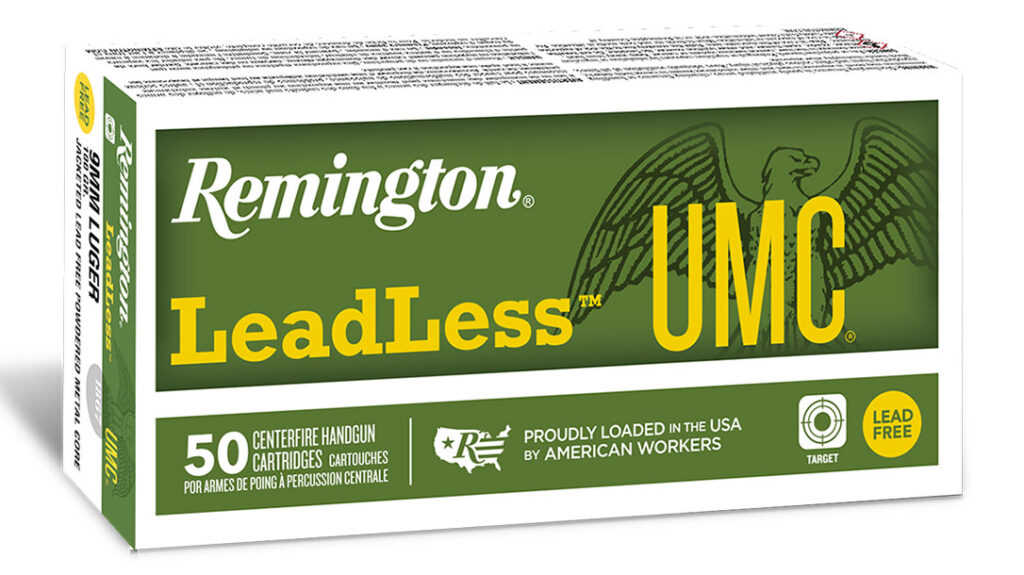 Remington UMC LeadLess 9mm.