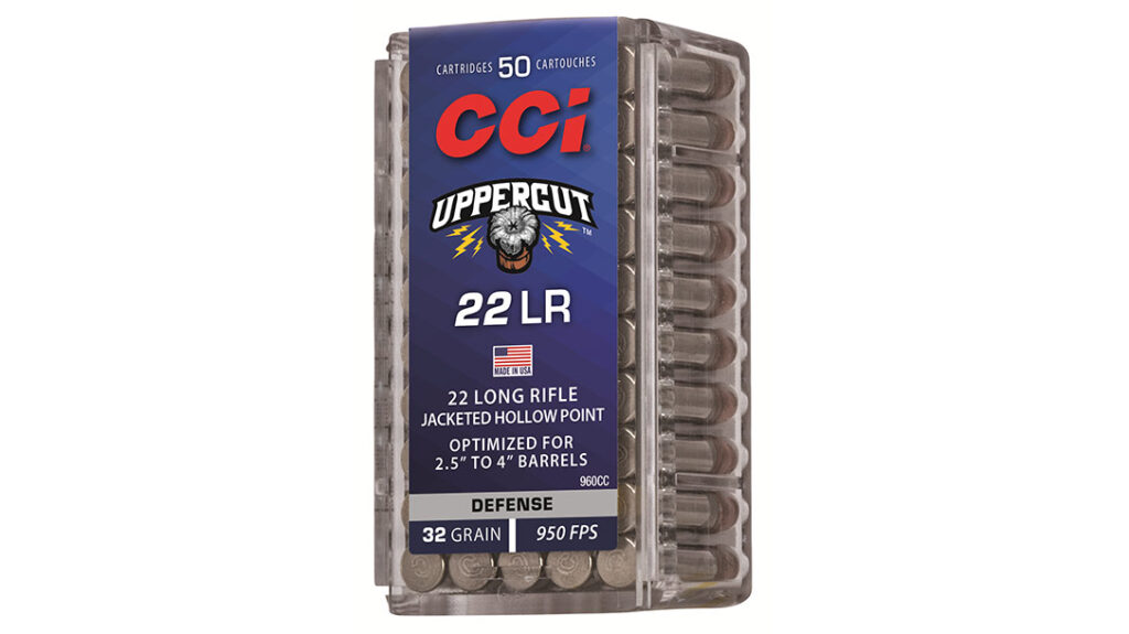 Handgun Ammunition: CCI Uppercut 22 LR 32gr.
