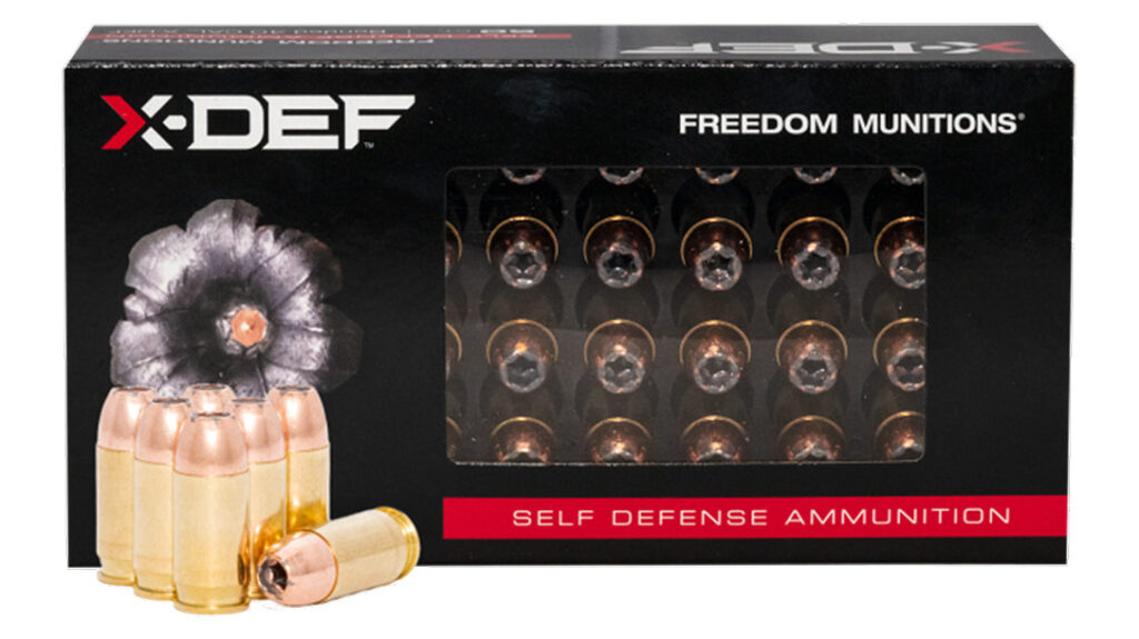 Handgun Ammunition: Freedom Munitions X-DEF .44 Magnum.