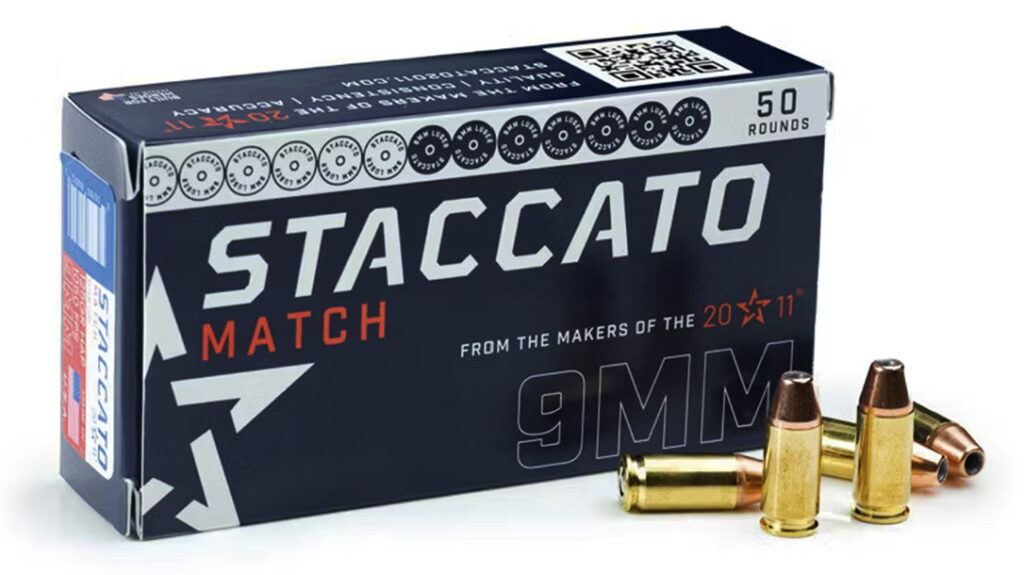 Staccato 9mm Match Ammo.