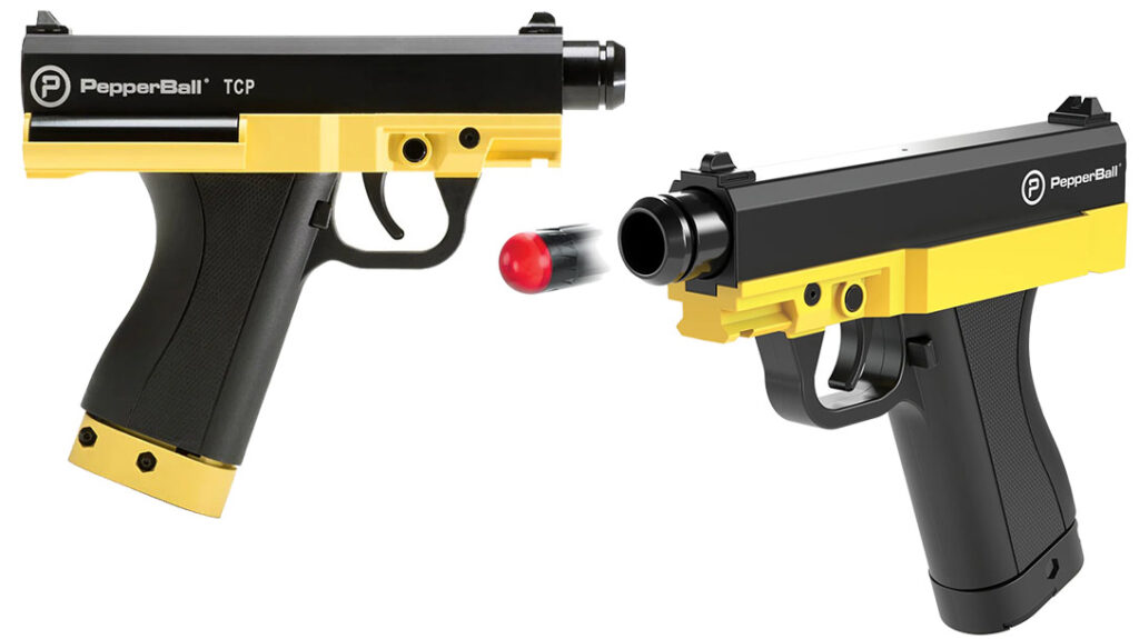 Less-Lethal Weapons: Pepperball TCP™ Launcher.