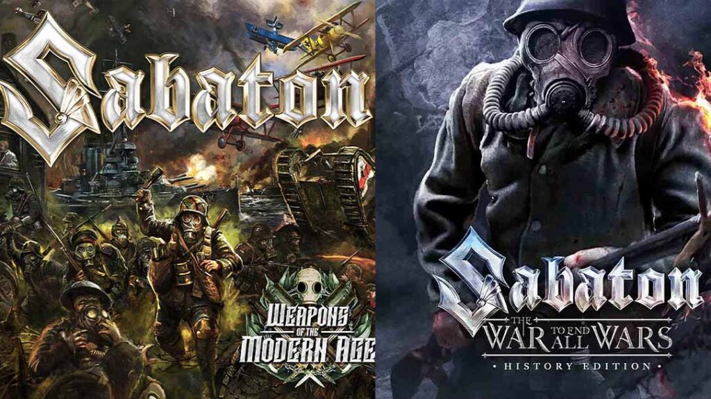 Sabatons albums all focus on different historical battles and wars.