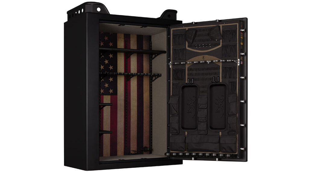 Different gun safe models provide secure storage options for varying gun styles and sizes.