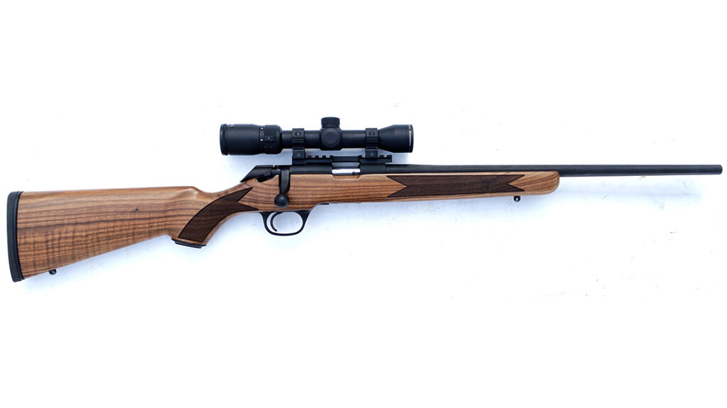 Aside from the grade of walnut, all the 22LR Classic Sporters are the same, featuring soft rubber buttpads, checkered grips, Remington 700 style adjustable triggers, Picatinny rail for optics mounting, a slick action with 60 degree throw bolt, 10 round rotary magazine, sling swivel studs, and light weight (6.73 pounds empty without optics).