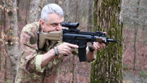 Shooting an FN SCAR 15 SBR.