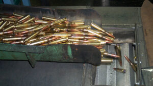 7.62 ammunition production at the Lake City Army Ammunition plant.