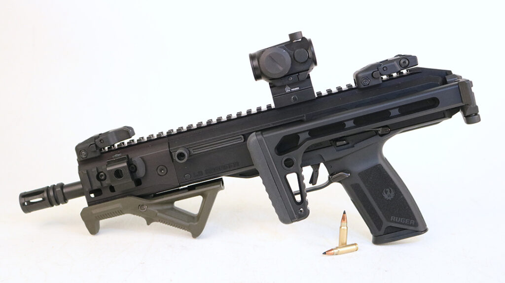 Ruger LC Charger SBR folded