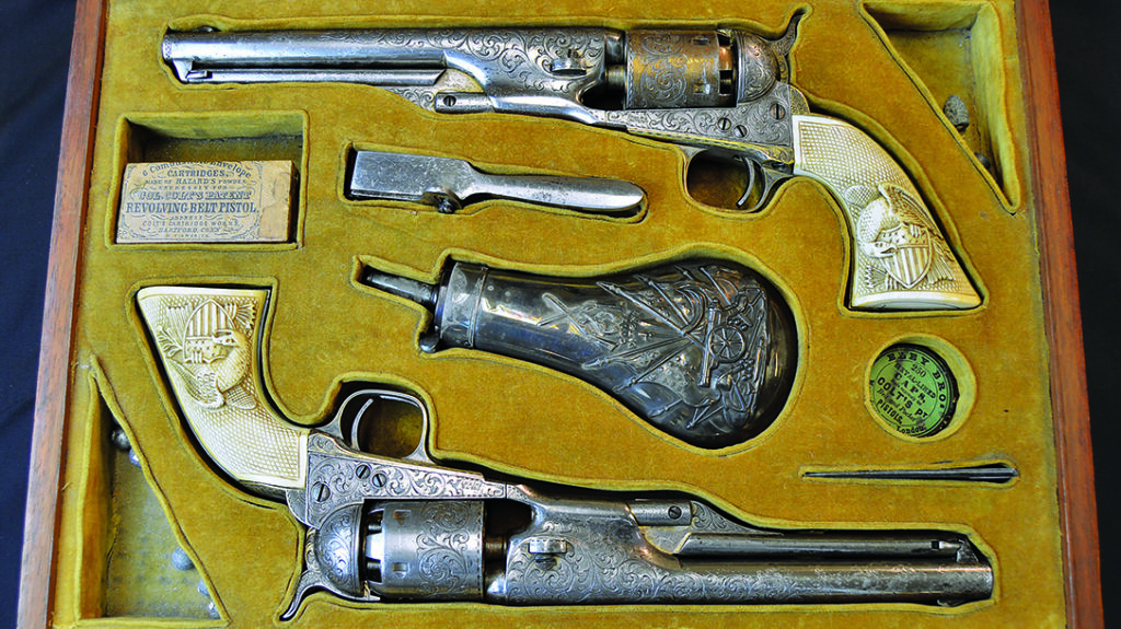 Pistols reportedly owned by Custer.