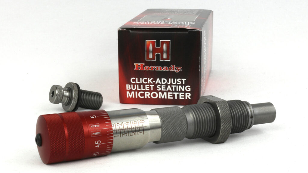 The Click-Adjust Bullet Seating Micrometer. 