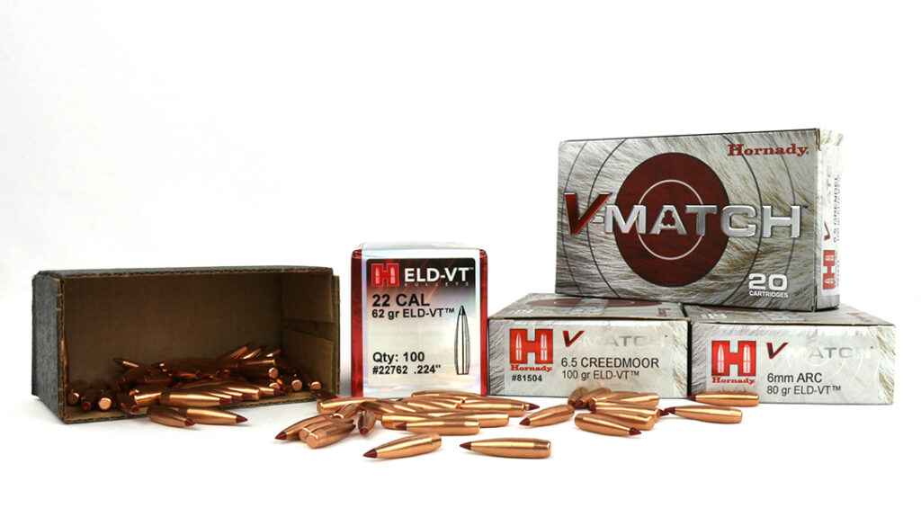 The V-Match Family of bullets and cartridges. 
