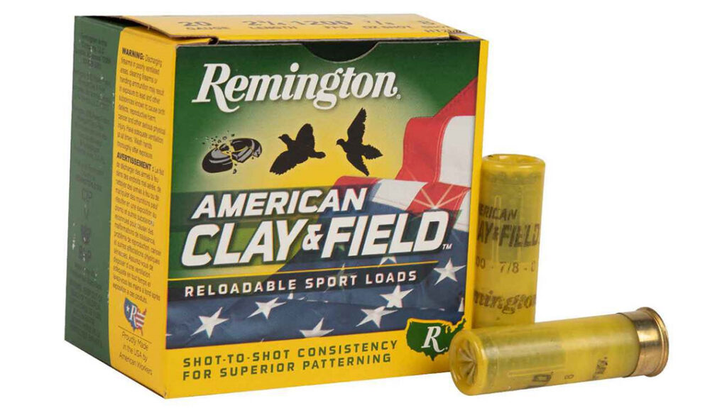 Remington American Clay & Field #8 Shot. 