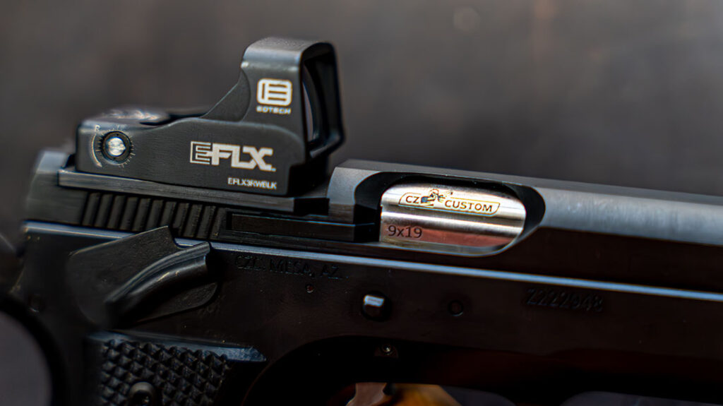 The pistol is built by the CZ Custom Shop, with a keen eye for detail and performance to make this gun a competition workhorse.