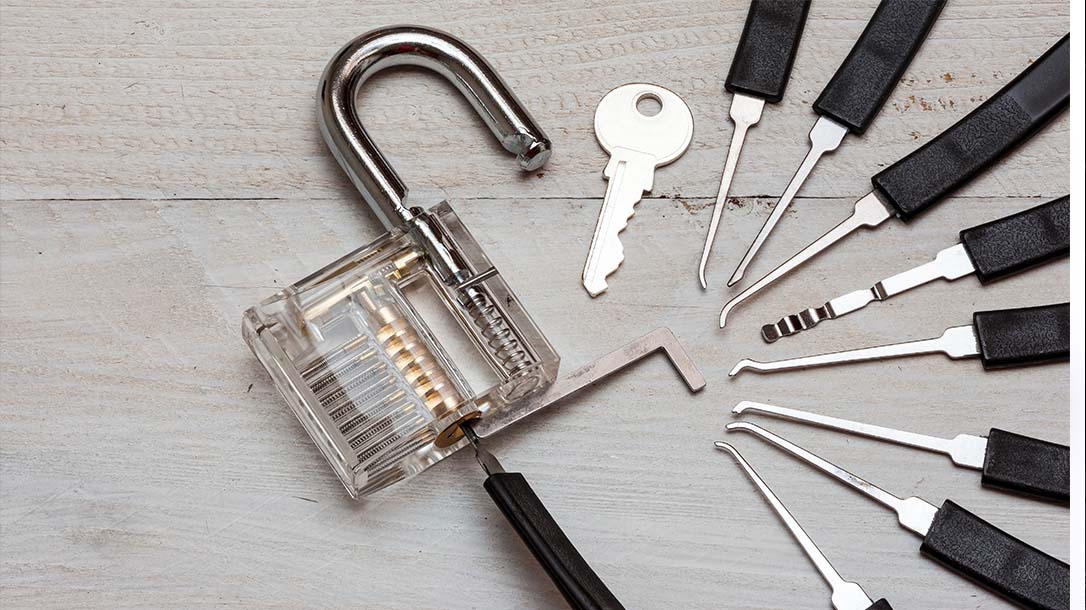Having a quality lock pick set and practicing with it can be the key to your escape.