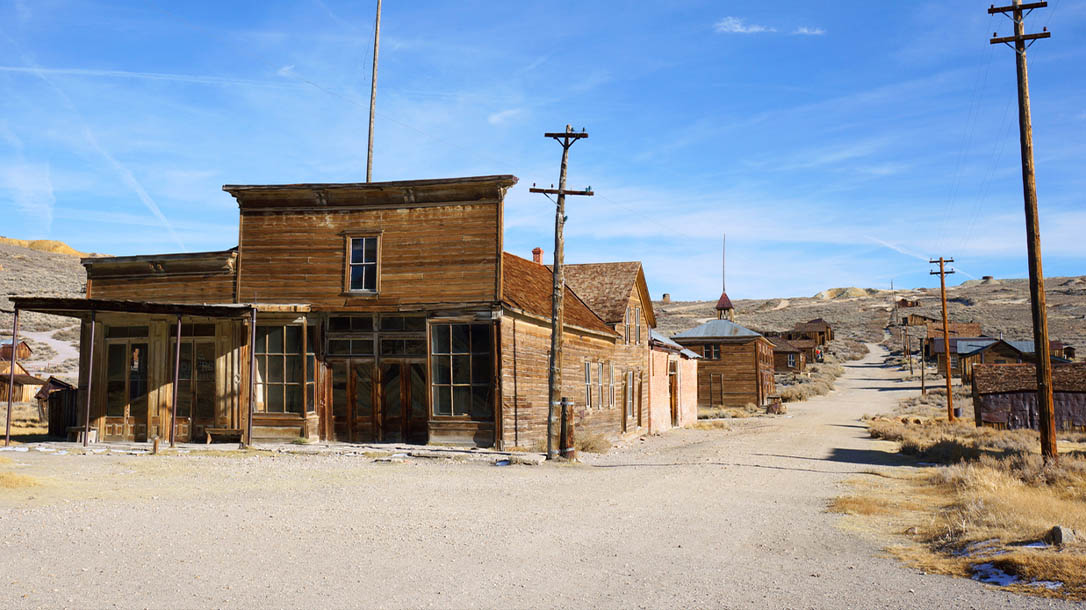 An old Wild West building remains to this day in rock Springs, Wyoming.