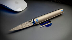 Pocket Knives: Zieba Knives MS3 Damasteel.