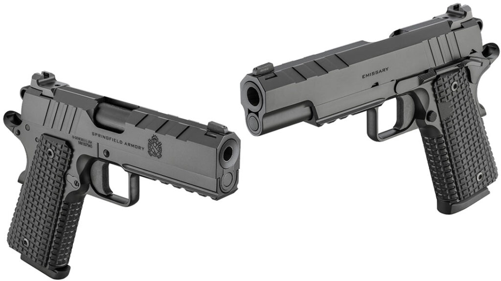 The 4.25- and 5-inch Springfield Armory All-Black Emissary.