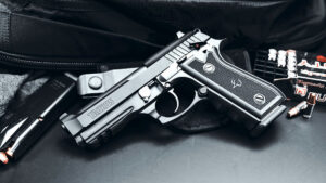 The Taurus 917C DA/SA 9mm Pistol.