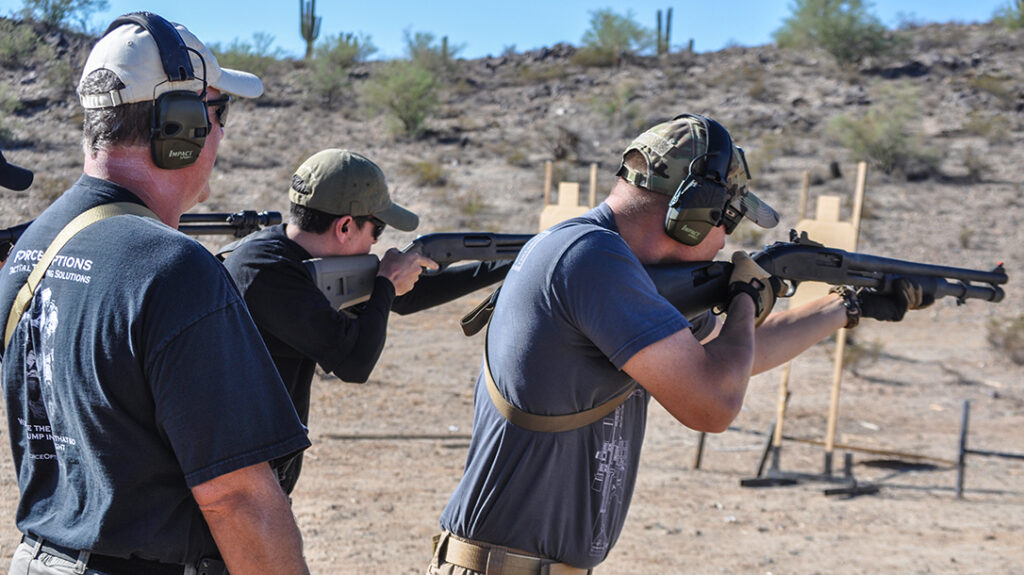 The trusty old pump-action shotgun remains a home defense and tactical champion. 