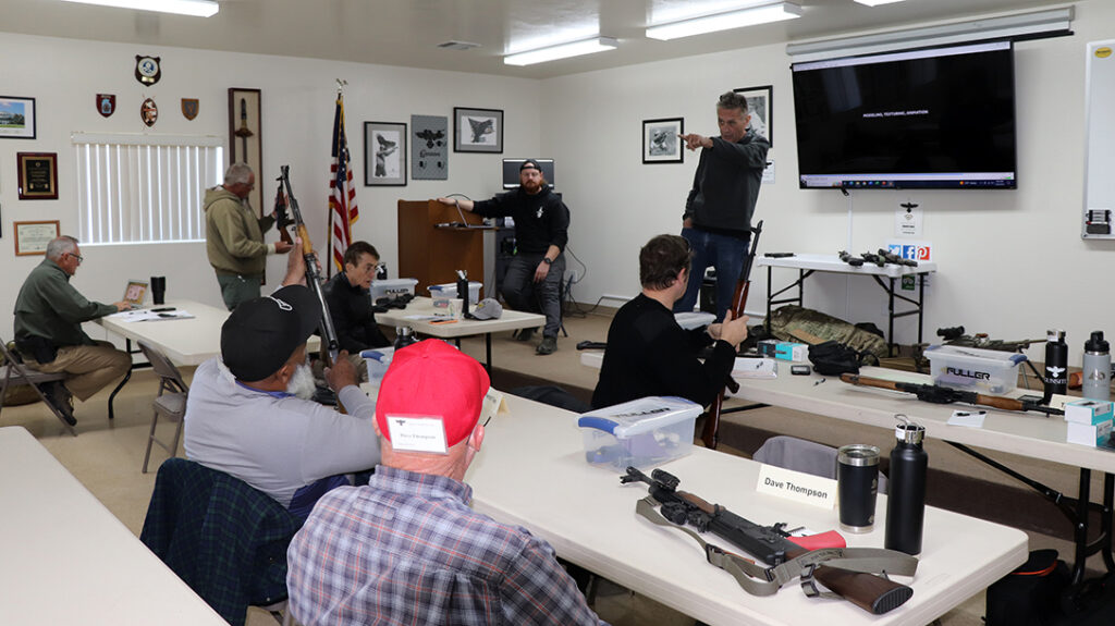 Part of the Gunsite AK Armorer-Operator course includes classroom instruction. 