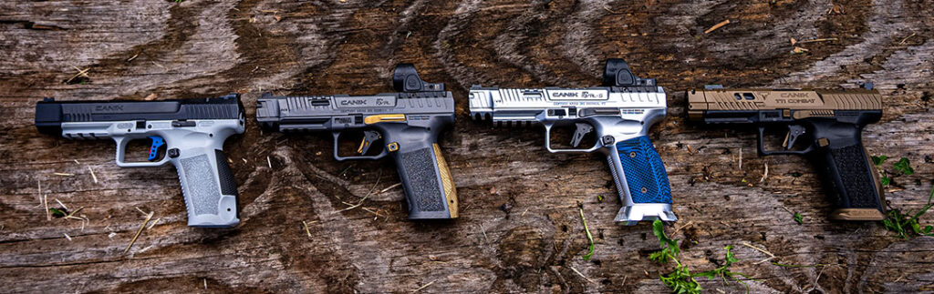 The author has many CANiK pistols like the TTI Combat, SFx, Rival, and Rival-S.