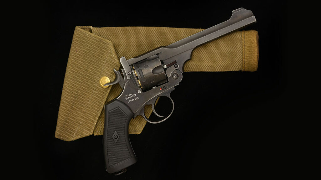 The CO2 model has a mandatory manual safety catch located on the right side of the frame. A red dot signifies the gun is set to FIRE and a white dot tells you the safety is engaged.