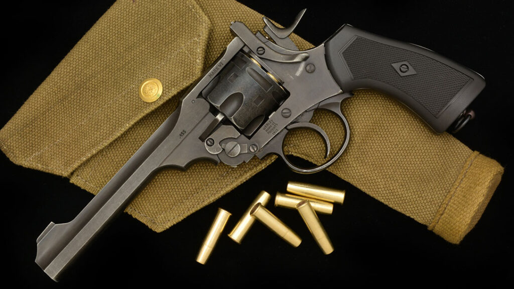 The Webley & Scott Mk VI revolver CO2 models are nearly identical in all dimensions to the original 1915 models and bear authentic stampings on the frame and topstrap.