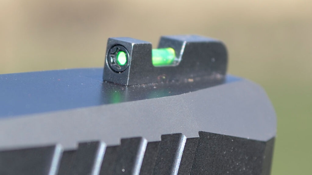 For sights, the author installed Trijicon Dual Illumination Night Sights.
