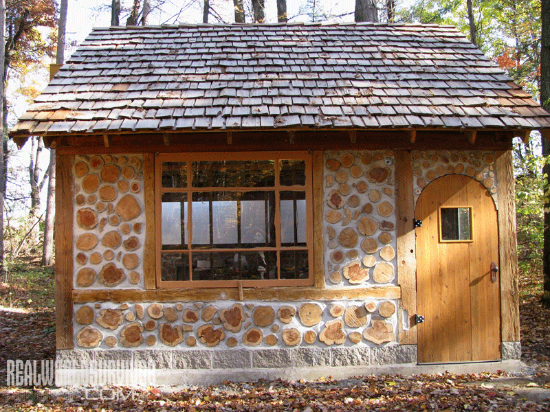 Build Your Own Budget Friendly Cordwood Cottage