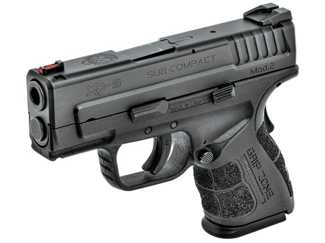 Springfield’s latest XD Mod.2 series is available in 9mm, .40 S&W and .45 ACP. The subcompact pistols are ideal for concealed carry and home protection.