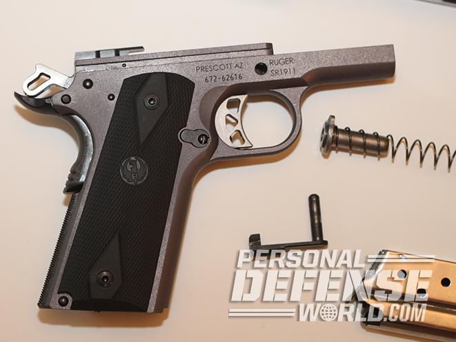 Ruger SR1911 Lightweight Commander 9mm pistol series 70 trigger