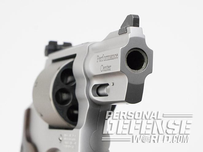 Smith & Wesson Performance Center Model 986 revolver muzzle