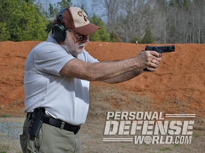 Tommy Guns USA Commander .357 SIG 1911 handgun shooting