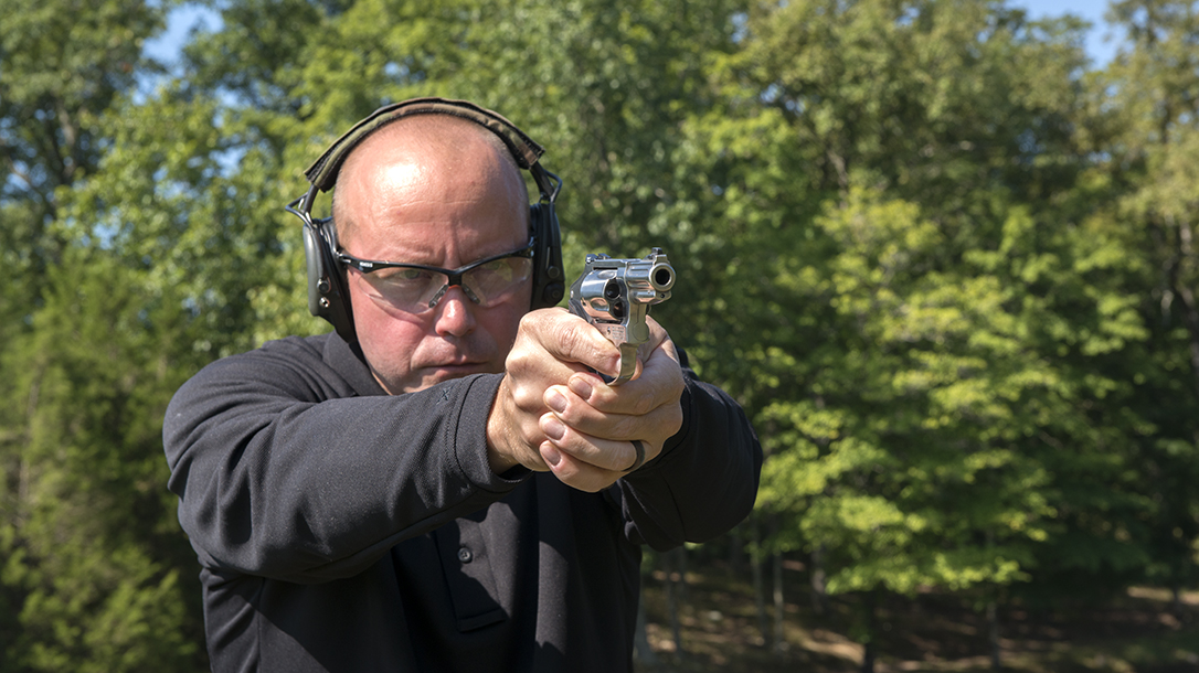 revolver hammer shooting practice double-action