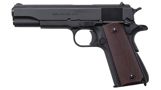 auto-ordnance 9mm 1911 handgun left profile