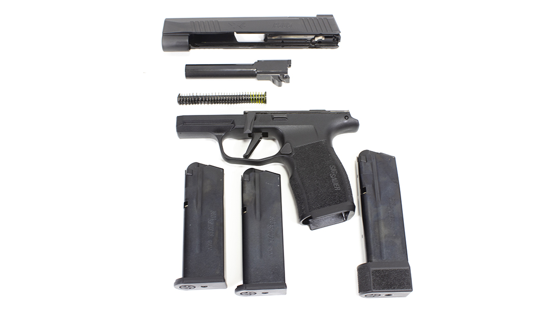 SIG P365 XL Pistol, SIG Sauer P365 XL, apart