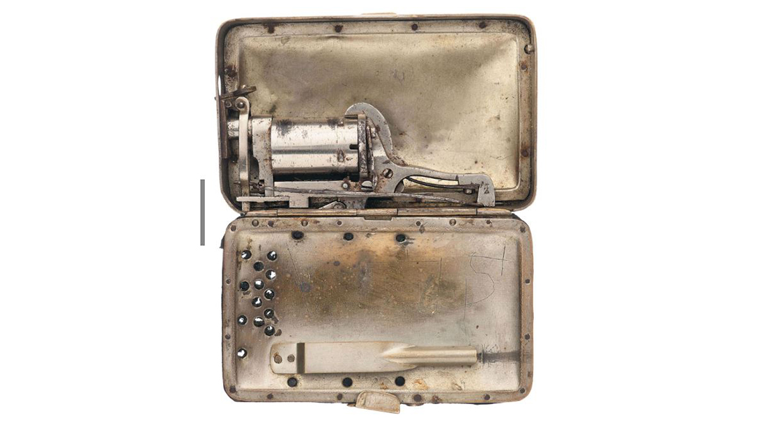 The Frankenau was designed for women as a pocketbook revolver.