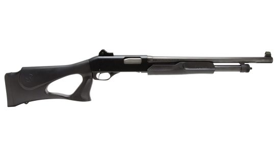 The Savage Stevens 320 Security features a thumbhole stock and affordable price.