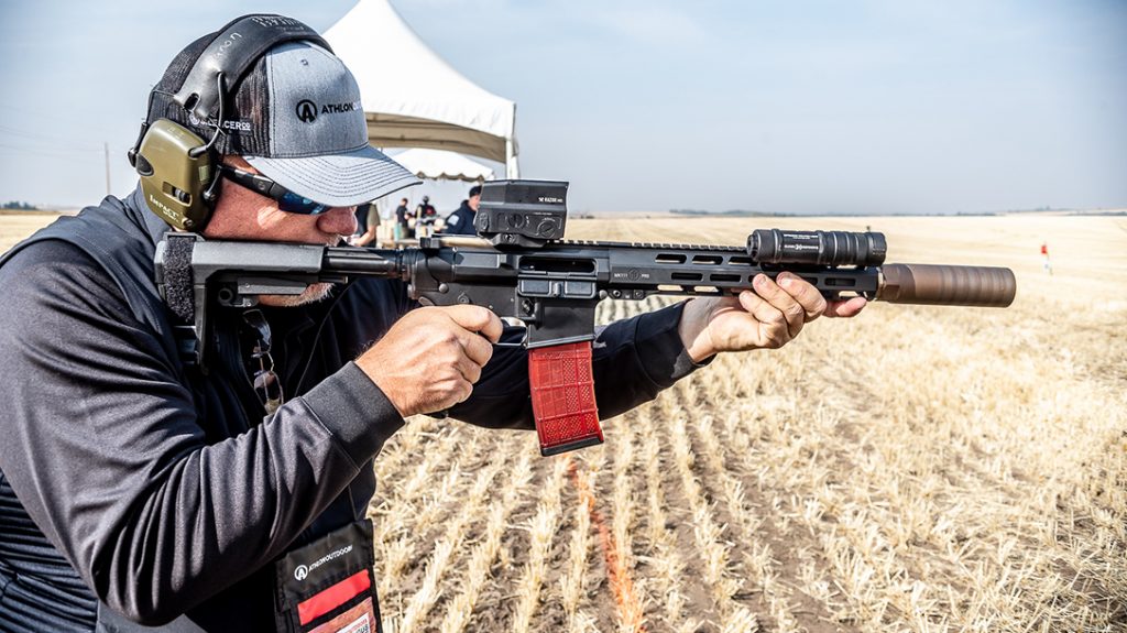 The MK1 PRO Line is available in the MK116 PRO Rifle with a 16.5-inch barrel and in the MK 111 PRO Pistol with 11.85-inch barrel.