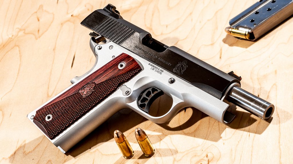 The Springfield Ronin features an attractive two-tone finish.