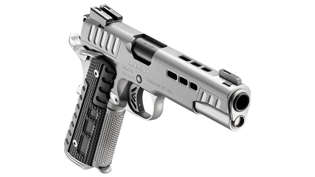 The Kimber Rapide Black Ice features radical slide cuts and several enhancements. 