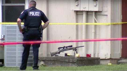 A Fort Smith man put down an Arkansas active shooter using a rifle.