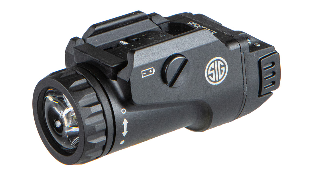 The SIG FOXTROT1X puts out 450 lumens of white light.