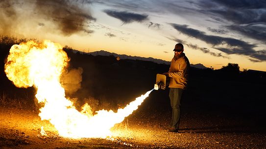 The Exothermic Pulsefire flame thrower packs serious punch.