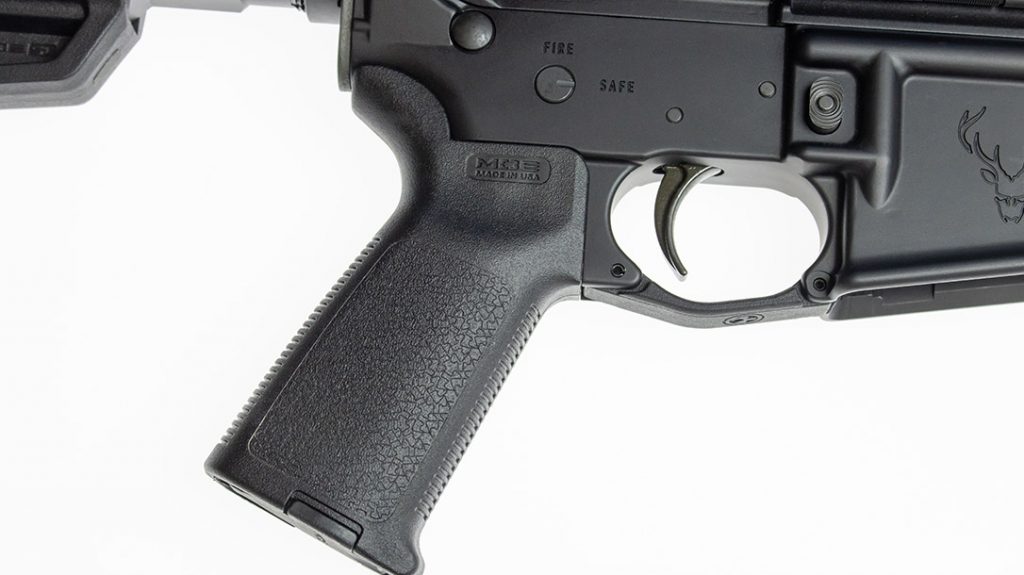 The Magpul trigger guard and pistol grip of the Stag Arms 15 Tactical makes it a very comfortable shooting platform.