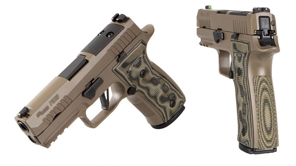 The Sig Sauer P320 AXG Scorpion is equally at home on the range or concealed carry.