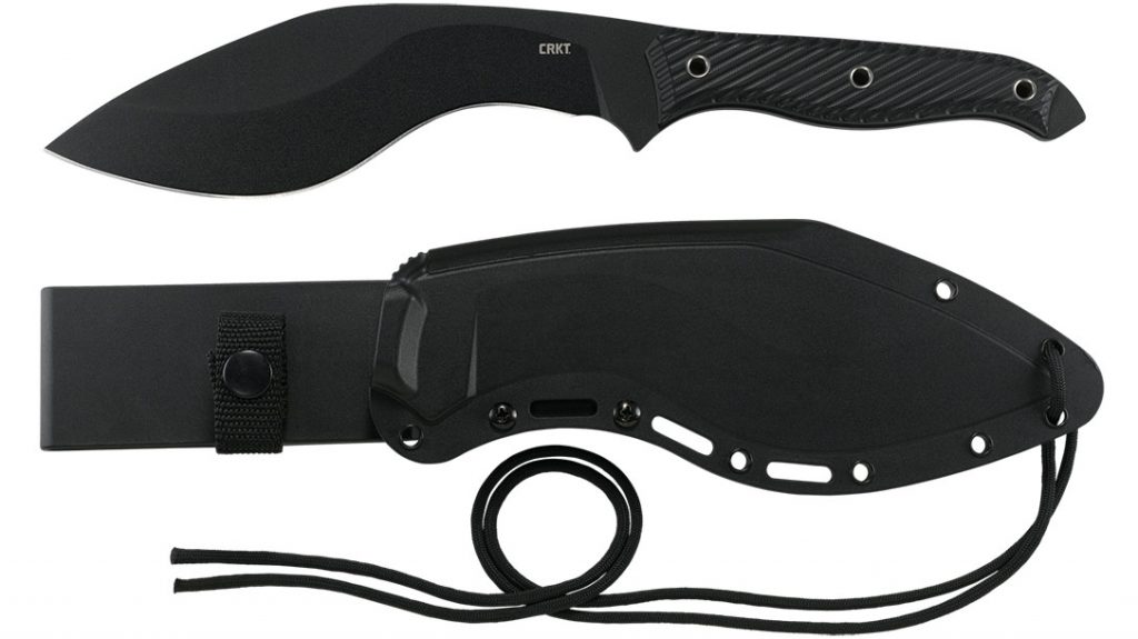 The CRKT Clever Girl Kukri includes a heavy-duty molded Kydex sheath.
